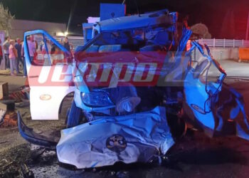 Αχαΐα: Τροχαίο δυστύχημα μετά από σφοδρή σύγκρουση νταλίκας με φορτηγάκι – Ένας νεκρός