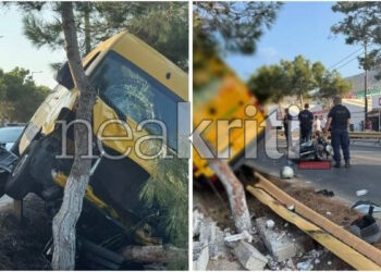 Τροχαίο στη Χερσόνησο με νεκρό τουρίστα που διέσχιζε τον δρόμο – Καρέ καρέ η τραγωδία