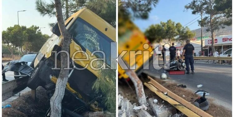 Τροχαίο στη Χερσόνησο με νεκρό τουρίστα που διέσχιζε τον δρόμο – Καρέ καρέ η τραγωδία