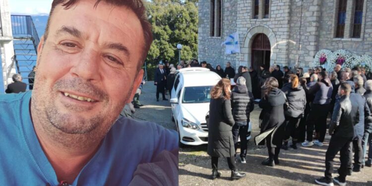 Δολοφονία στο Αγρίνιο: Βουβός ο πόνος στο τελευταίο «αντίο» στον 50χρονο κοινοτάρχη στο Λιθοβούνι