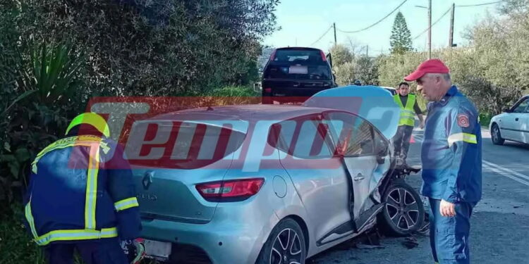 Τραγωδία στην Πάτρα: Νεκρός συνεπιβάτης αυτοκινήτου μετά από σφοδρή σύγκρουση στην παλιά Εθνική Οδό